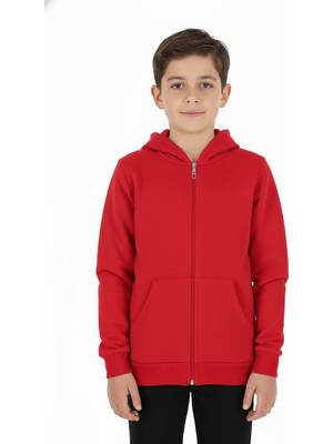 Crassi Erkek Çocuk Hırka 2 Iplik Şardonlu Arkası Baskılı