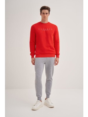 Cazador Erkek Sweat 52350 Kırmızı