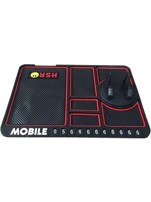 Mena Rise Araç Içi Torpido Kaydırmaz Telefon Tutucu Numaratör Araç Organizeri