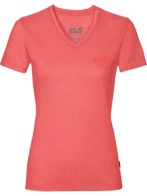 Jack Wolfskin Crosstrail Women Kadın Kahverengi Tişört