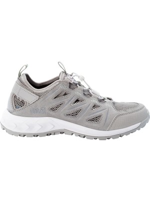 Jack Wolfskin Woodland 2 Hybrid Low Kadın Gri Outdoor Ayakkabı