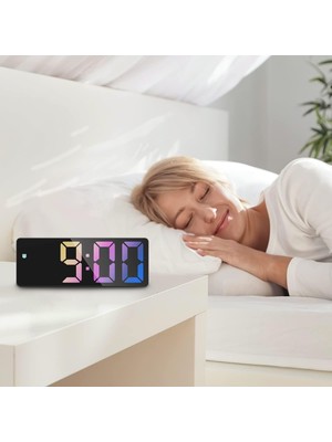 Masky Zaman Göstergeli Elektronik LED Masaüstü Saat