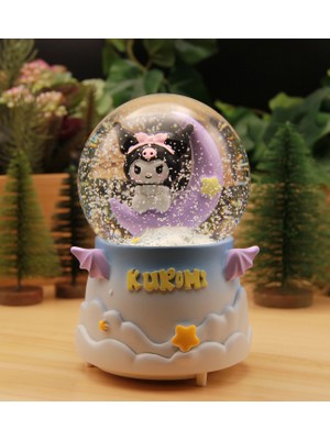 Kuromi Kar Motorlu, Işıklı ve Müzikli Mega Boy Kar Küresi - B