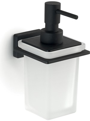 Gedy Atena Sıvı Sabunluk -Mat Siyah