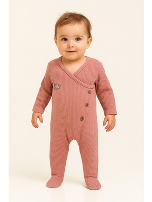 Kız Bebek Mono Soft Tulum Pembe