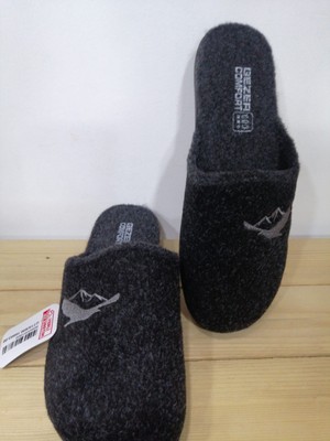 Gezer Yeni Sezon Rahat Konfor Tabanlı Keçe Kışlık Erkek Ev Terliği