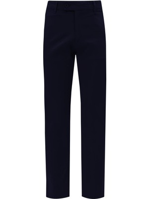 Uki Lacivert Comfort Fit Chino Pantolon
