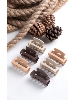 6'lı Renkli Küçük Xs Mandal Toka Seti, Kadın Çocuk Mandal Toka, Toka Organizer, Toka, Kız Çocuk Toka, Kadife Toka