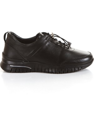 Ender %100 Hakiki Deri Tırtıklı Taban Kadın Spor Ayakkabı