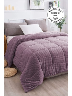 Evlen Home Collection Ultra Yumuşak Çift Taraflı Wellsoft Peluş Yorgan Çift Kişilik Yıkanabilir (Battaniye / Nevresim) 200 x 220 cm
