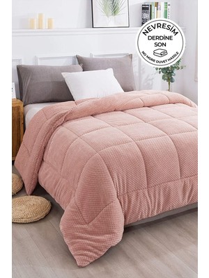 Evlen Home Collection Ultra Yumuşak Çift Taraflı Wellsoft Peluş Yorgan Çift Kişilik (Battaniye / Nevresim) 200X220 cm