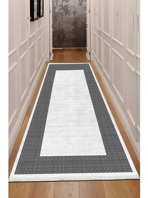 Bazaar Forum Pamuk Taban Dijital Baskı Kaymaz Tüy Dökmeyen Makinada Yıkanabilir Salon Halısı Mutfak Halısı