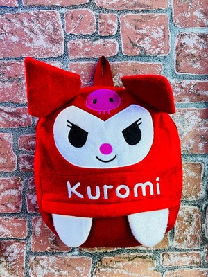 Doğan Hediyelik Peluş Çocuk Sırt Çantası - Labubu Hello Kitty Kuromi Stitch Mickey Mouse Bugs Bunny Çanta