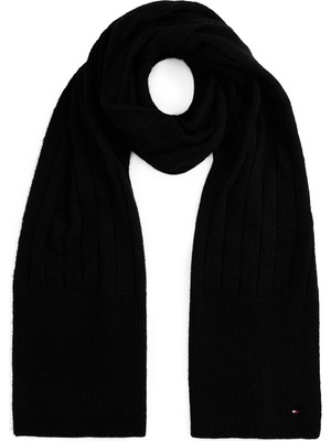 Tommy Hilfiger Siyah Kadın Atkı AW0AW17787BDS