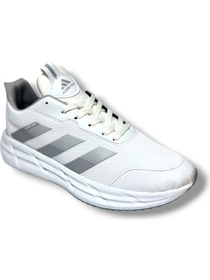 Cakgo Adistar 018-26 Baskı Deri Anatomik Erkek Sneaker Beyaz Buz