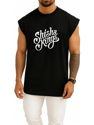 Bahriyeli Collection Oversize Shisha Kings Göğüs Tasarımlı Atlet