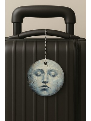 Nurdic World Mine Desenli Uv Baskılı Pleksi Bavul Etiketi Seyahat Tatil Valiz Etiketi