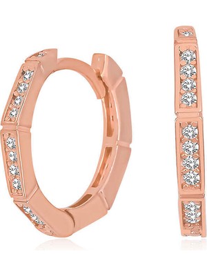 Gumush Gümüş Halka Küpe