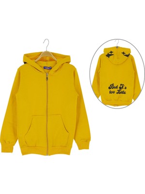 Crassi Erkek Çocuk Hırka 2 Iplik Şardonlu Arkası Baskılı