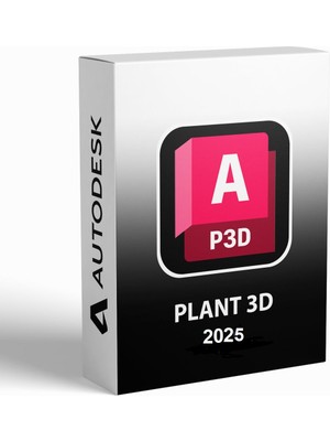 Autodesk AutoCAD Plant 3D 2025 (Windows) - 1 PC 1 Yıl Autodesk Key