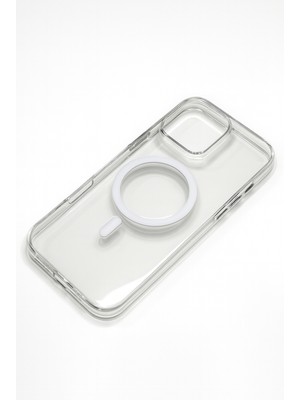 iPhone 16 Pro Max Magsafe Destekli Renkli Şeffaf Tam Koruma Kılıf - Premium Elegance