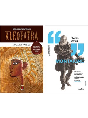 Alfa Yayınları Kleopatra + Montaigne