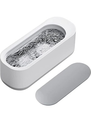 Misda Store Titreşimli Temizleyici, Taşınabilir Gözlük Takı Saat ve Diş Fırçası Temizleme Cihazı