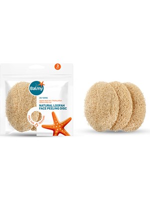 3 Adet  Balmy 3'lü Doğal Kabak Peeling Diski