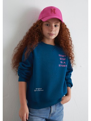 Mavi Baskılı Lacivert Sweatshirt 7S10156-89110