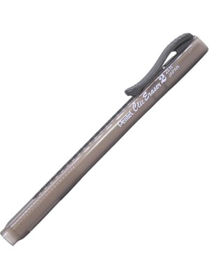 Clic Eraser 2 Sürgülü Kalem Silgi Şeffaf Gövdeli, Siyah