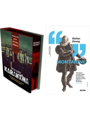 Alfa Yayınları Karantina 1. Perde - Film Özel Baskı (Ciltli) + Montaigne