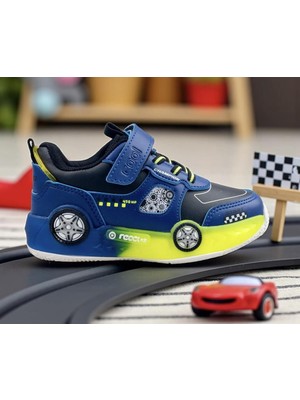 Cool Racing-Ptk 26/30 Erkek Çocuk Cırtlı  Sneaker Spor Ayakkabı