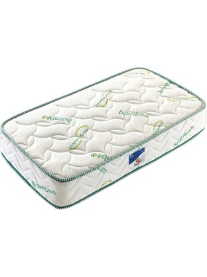 Opalin 80X180 Ortopedik Yaylı Yatak Bamboo Yatak - Ortopedik Tek Kişilik Yatak 80 * 180 | Yaylı Yatak