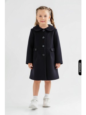 Damasqino Kız Çocuk Kaban 8-12 Yaş 1056