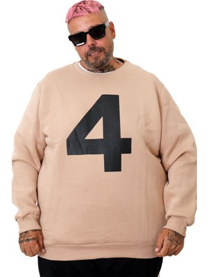 Mode Xl Büyük Beden Erkek Sweat Bisiklet 4 U25809