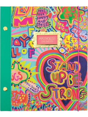 Smiggle Portico Designs - Arthouse Unlimited Neşe Dolu A5 Sert Kapaklı Günlük