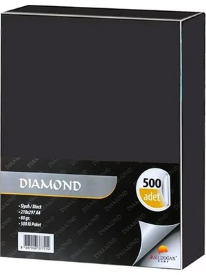 Diamond Siyah Fotokopi Kağıdı A4 500LÜ Siyah Kağıt