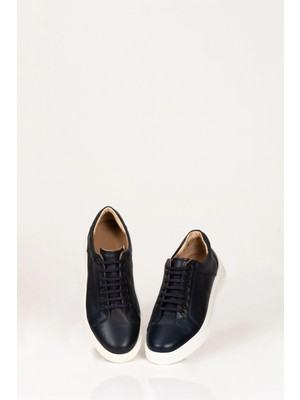 Sevim Ayakkabı %100 Deri Erkek Ayakkab?s?, Yeni Sezon Lüks Deri Erkek Sneaker, %100 Hakiki Deri Ba?c?kl? Ayakkab?