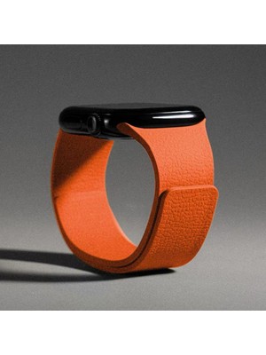 bbtech Apple Watch Series 11/10/9/8/7/se/se2/se3/ultra/ultra2/ultra3 Uyumlu 42/44/45/46/49MM Deri Görünümlü Yumuşak Dokulu Manyetik Mıknatıslı Kordon