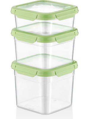 Smartware 3'lü Set Loxo Sızdırmaz Saklama Kabı 700 -1000-1500 ml