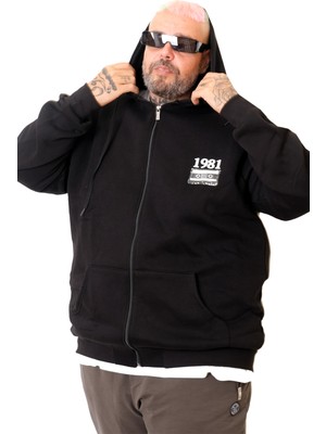 Mode Xl Büyük Beden Erkek Sweat Kapsonlu 1981 U25808