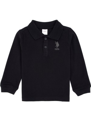 U.s. Polo Assn. Erkek Çocuk Siyah Sweatshirt 50316514-VR046