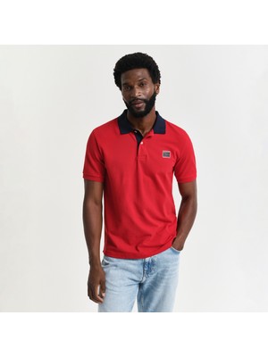 Gant Erkek Kırmızı Regular Fit Polo