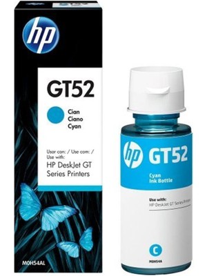 Hp GT52 Cyan Mavi Mürekkep M0H54AE