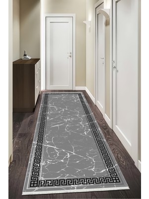 Bazaar Forum Pamuk Taban Dijital Baskı Kaymaz Tüy Dökmeyen Makinada Yıkanabilir Salon Halısı Mutfak Halısı