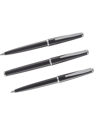 Misda Store Vintage 33 Dolma Kalemtükenmez Kalemversatil Kalem Takım Siyah