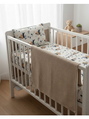 Storkist %100 Pamuk Bej Bebek Pike Takımı