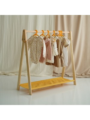 Minik Fare Montessori Elbise Askılığı