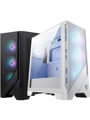 Nil Avm Msı Mag Forge 320R Aırflow Tempered Glass Argb Fan USB 3.2 Matx Bılgısayar Kasası