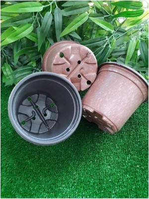 Vakum Saksı 10 Adet 13X10 cm 0,90 Lt Plastik Saksı Ucuz Saksı Fide Üretim Saksısı Fide Saksısı